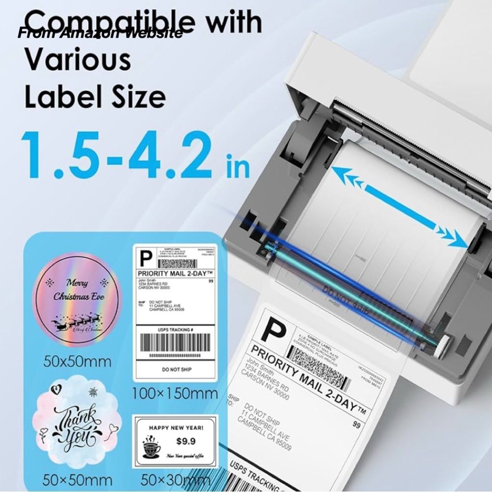 NWT: BT THERMAL PRINTER, SCALE & MICROPHONE/LIGHT TRIPOD (O/S) - Picture 3 of 14